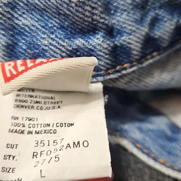 Vintage Women's Rockies Relaxed Fit Jeans 100% Cotton 27/5 L High Rise RF052AMO - Picture 13 of 16